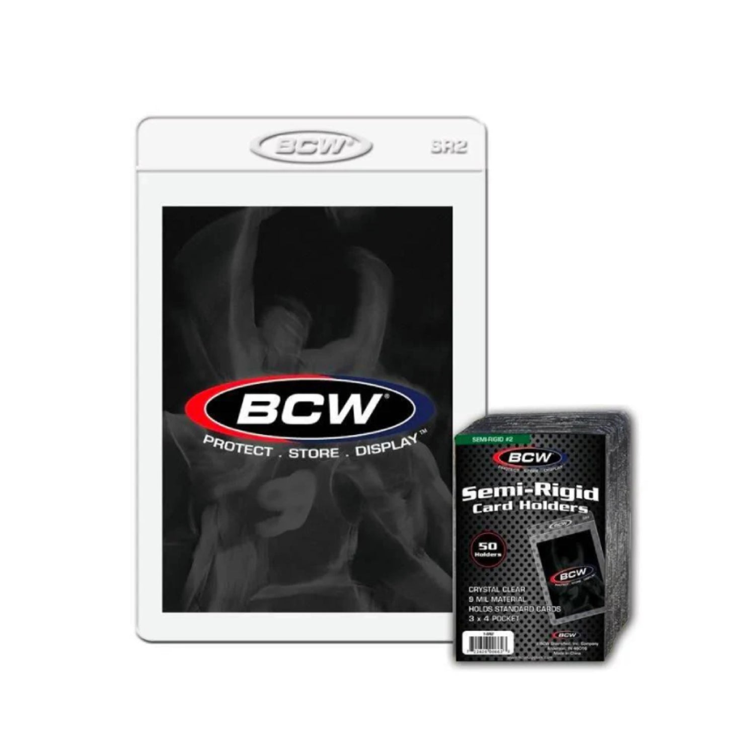 BCW Semi-Rigid Card Holder #2 (50st)-Hobbykort
