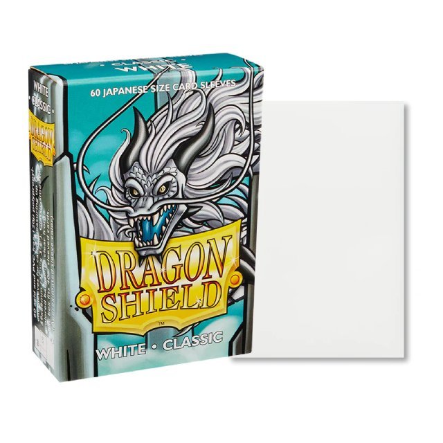 yugioh dragon card sleeves Ultimate Guard Katana Sleeves Dragon Shield White Matte Card Sleeves  (60-Pack) – Small/Mini Size For Yu-Gi-Oh! & Japanese Cards Japanese Size Card  Sleeves