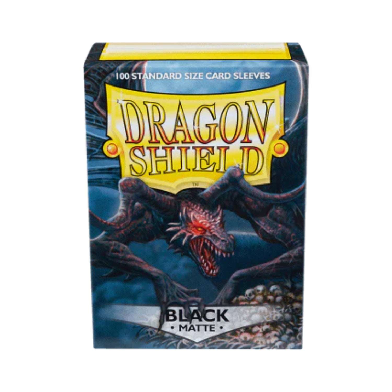 Dragon Shield Card Sleeves - Black Matte 100st (Standard)-Hobbykort
