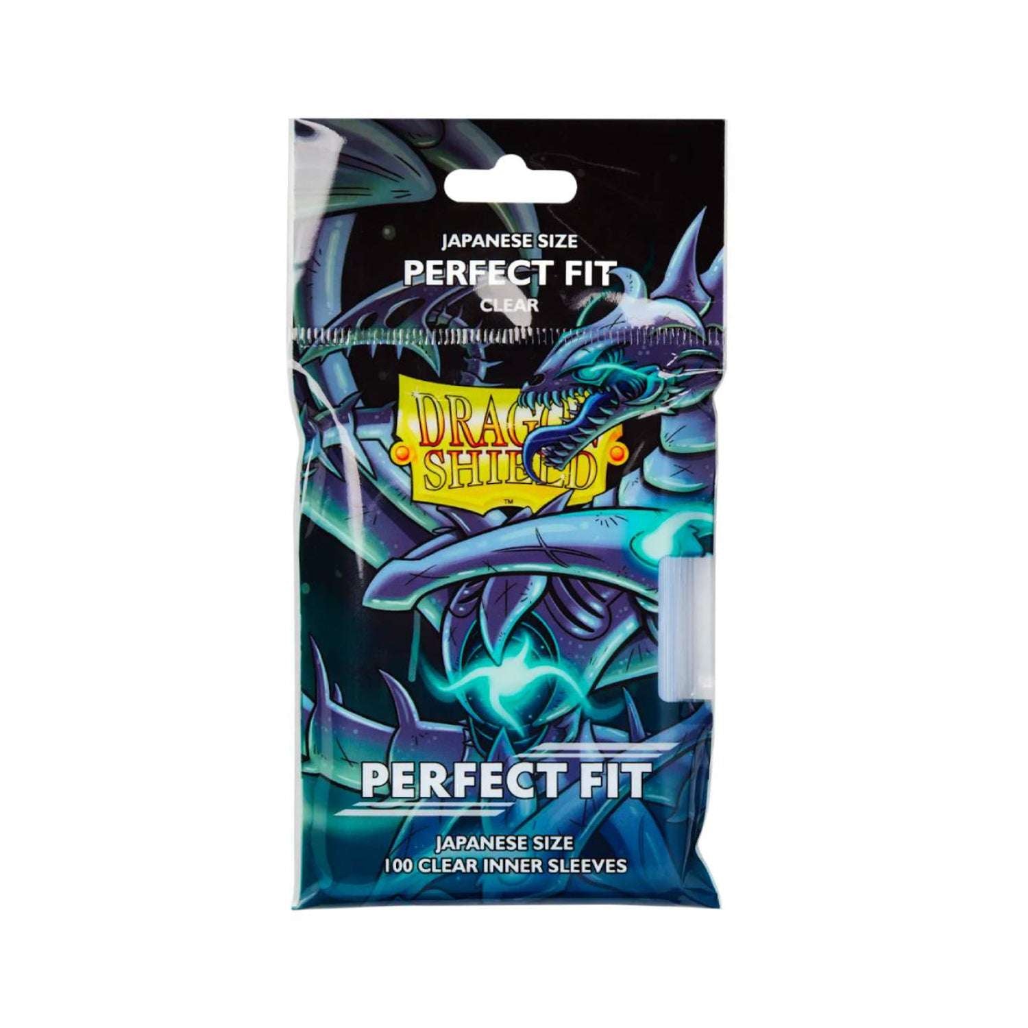 Dragon Shield Perfect Fit Card Sleeves - Clear 100st (Japanese Size)-Hobbykort
