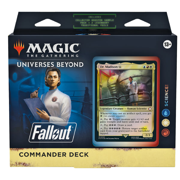 Magic The Gathering: Fallout Commander Deck Display (4pack)-Hobbykort