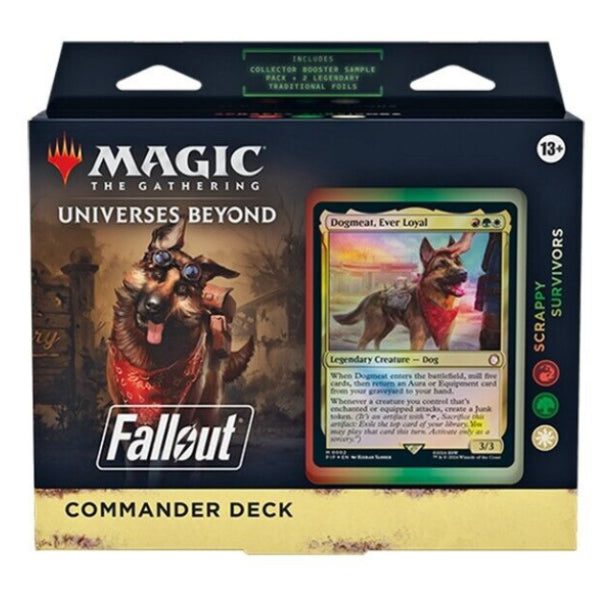 Magic The Gathering: Fallout Commander Deck Display (4pack)-Hobbykort