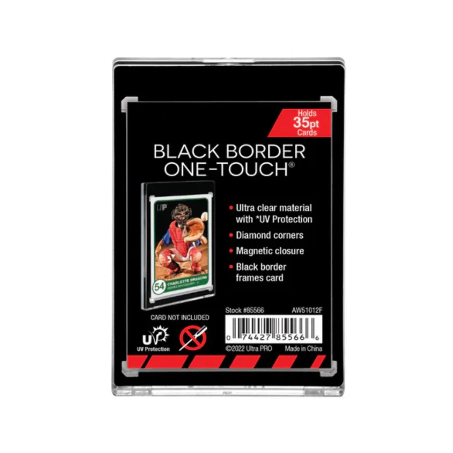 One-Touch Magnetic Holder - Black (35pt)-Hobbykort