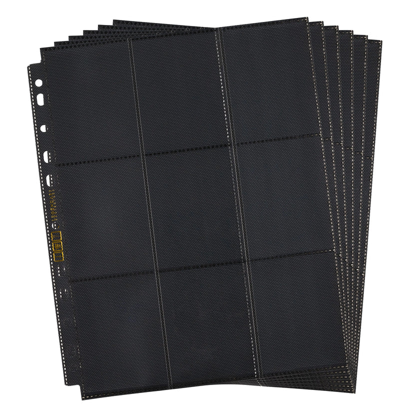 Platinum Black Page 9-Pocket Platficka (50st)-Hobbykort