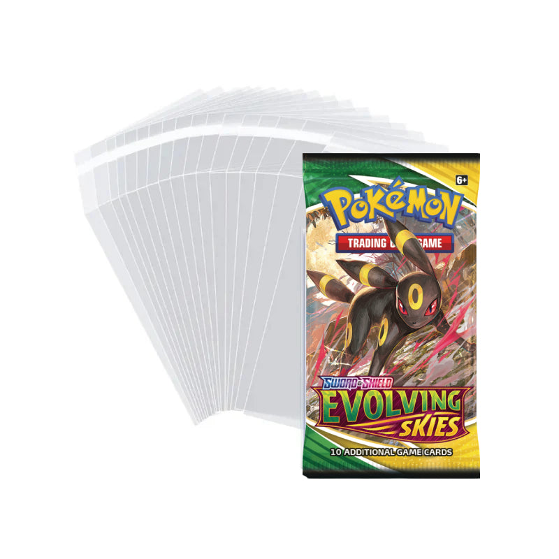 Pokémon Booster Pack Card Sleeves Resealable (100st)-Hobbykort