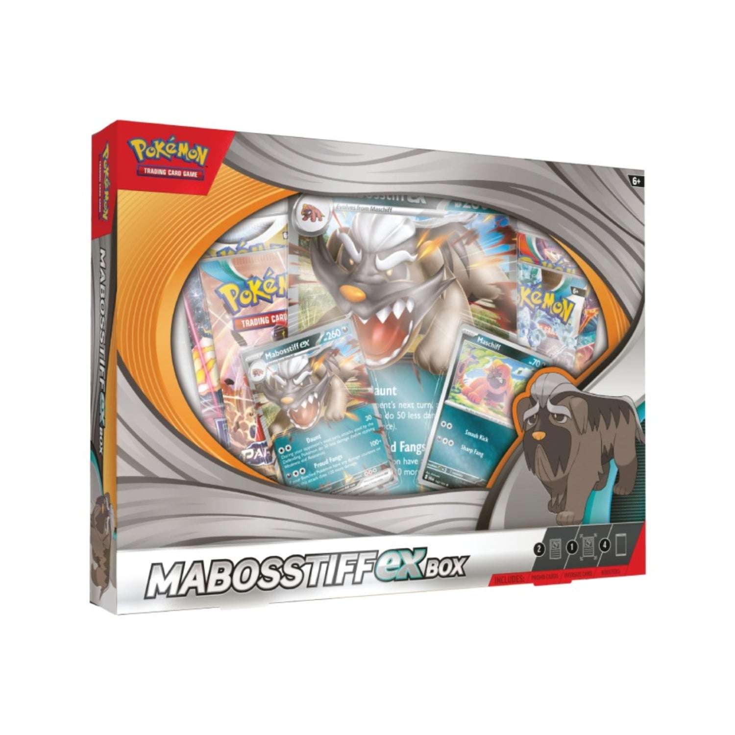 Pokémon TCG: Mabosstiff ex Box-Hobbykort