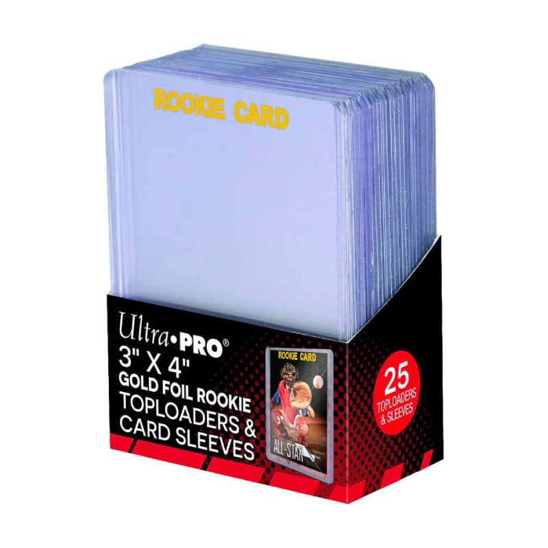 Ultra Pro Toploader "Rookie" inkl. Card Sleeves (25st)-Hobbykort