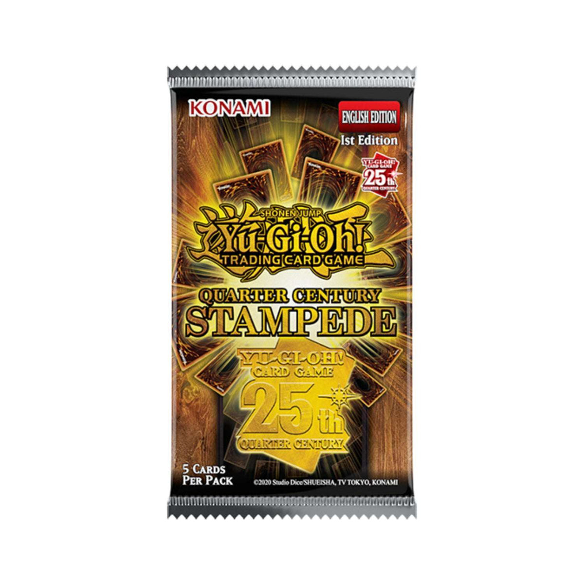 YU-Gi-Oh! Quarter Century Stampede 3- Pack Booster