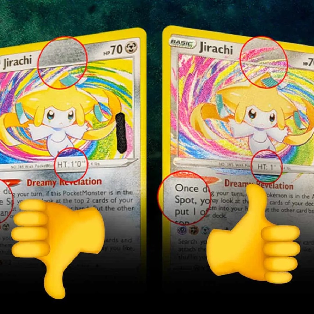 Steg-för-steg-guide för att identifiera falska Pokémonkort - Hobbykort