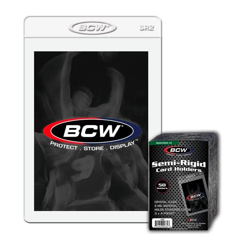 BCW Semi-Rigid Card Holder #2 (50st) - Hobbykort