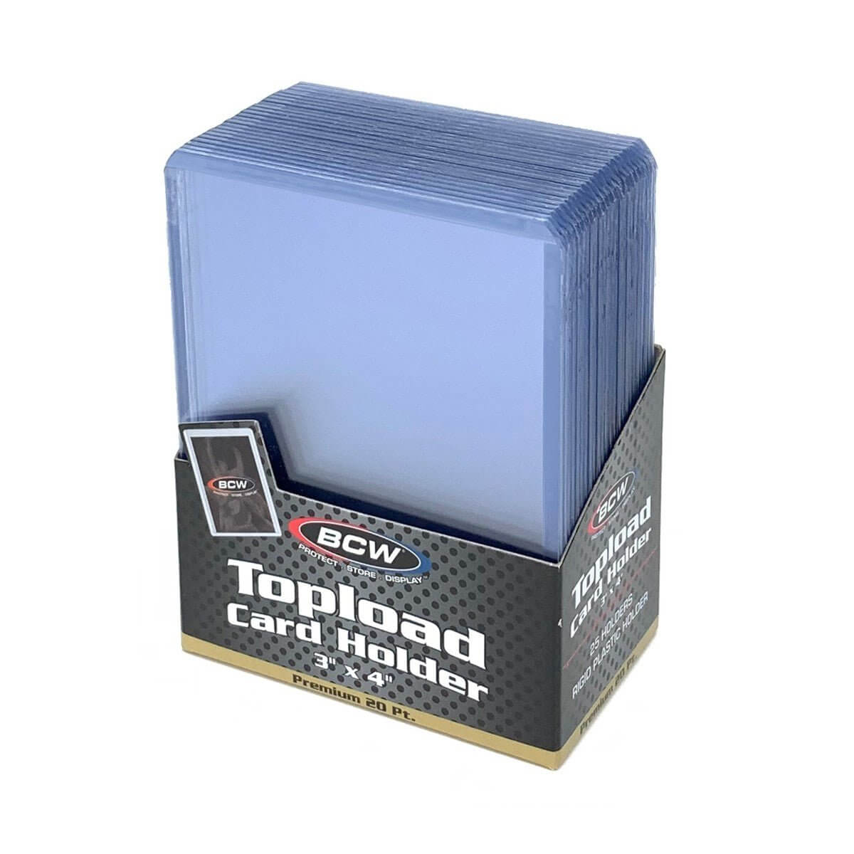 3x4 Topload Card Holder - Premium (25st) - Hobbykort