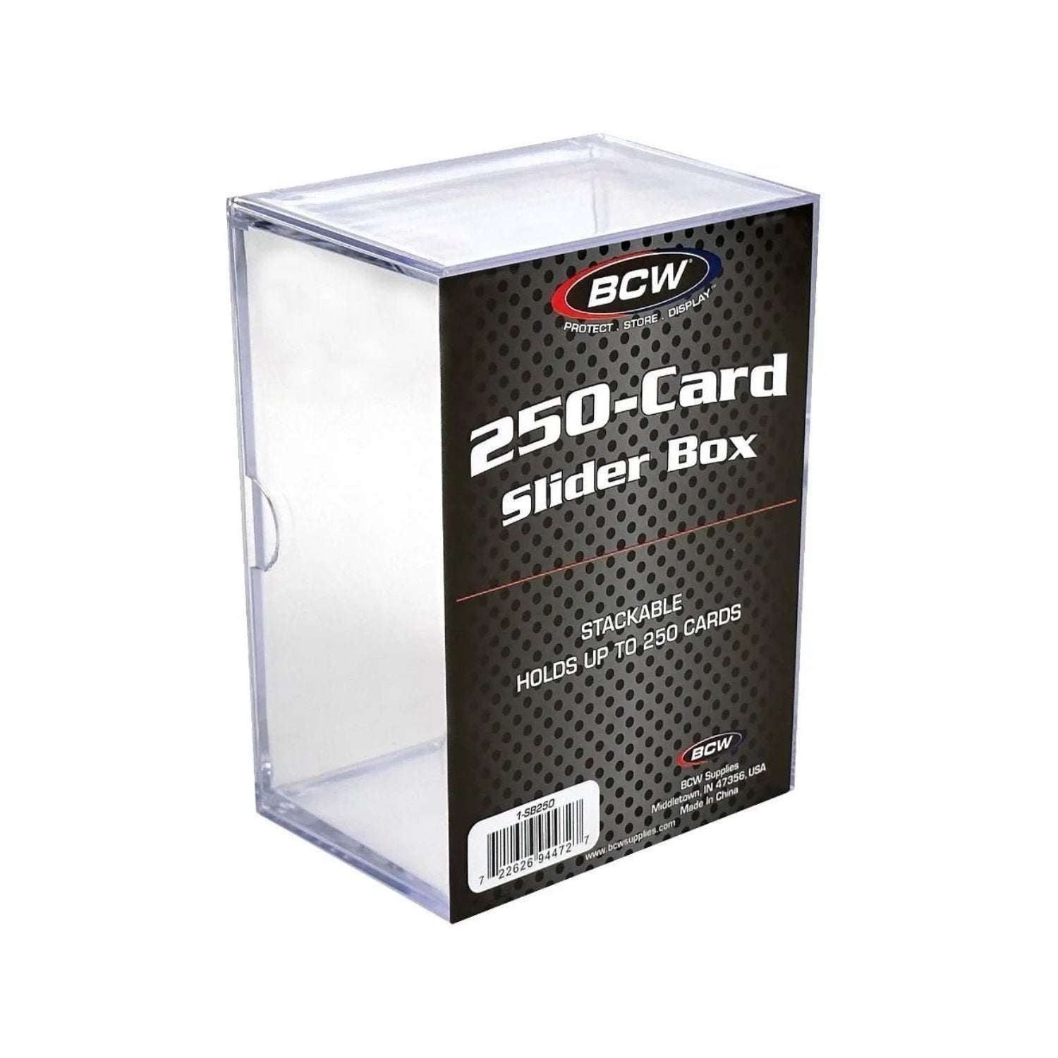 BCW 2-Piece Slider Box (250 kort)-Hobbykort