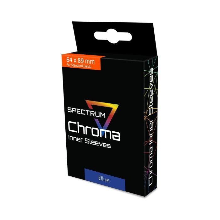 BCW Chroma Perfect Fit Card Sleeves - Blå Inner Sleeves 100st (Standard)-Hobbykort