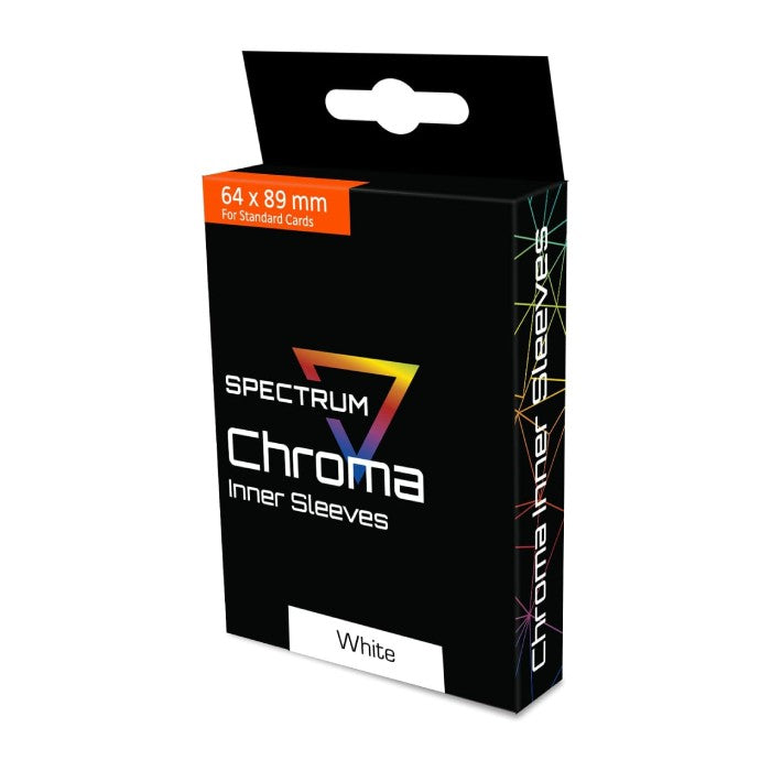 BCW Chroma Perfect Fit Card Sleeves - Vit Inner Sleeves 100st (Standard)-Hobbykort