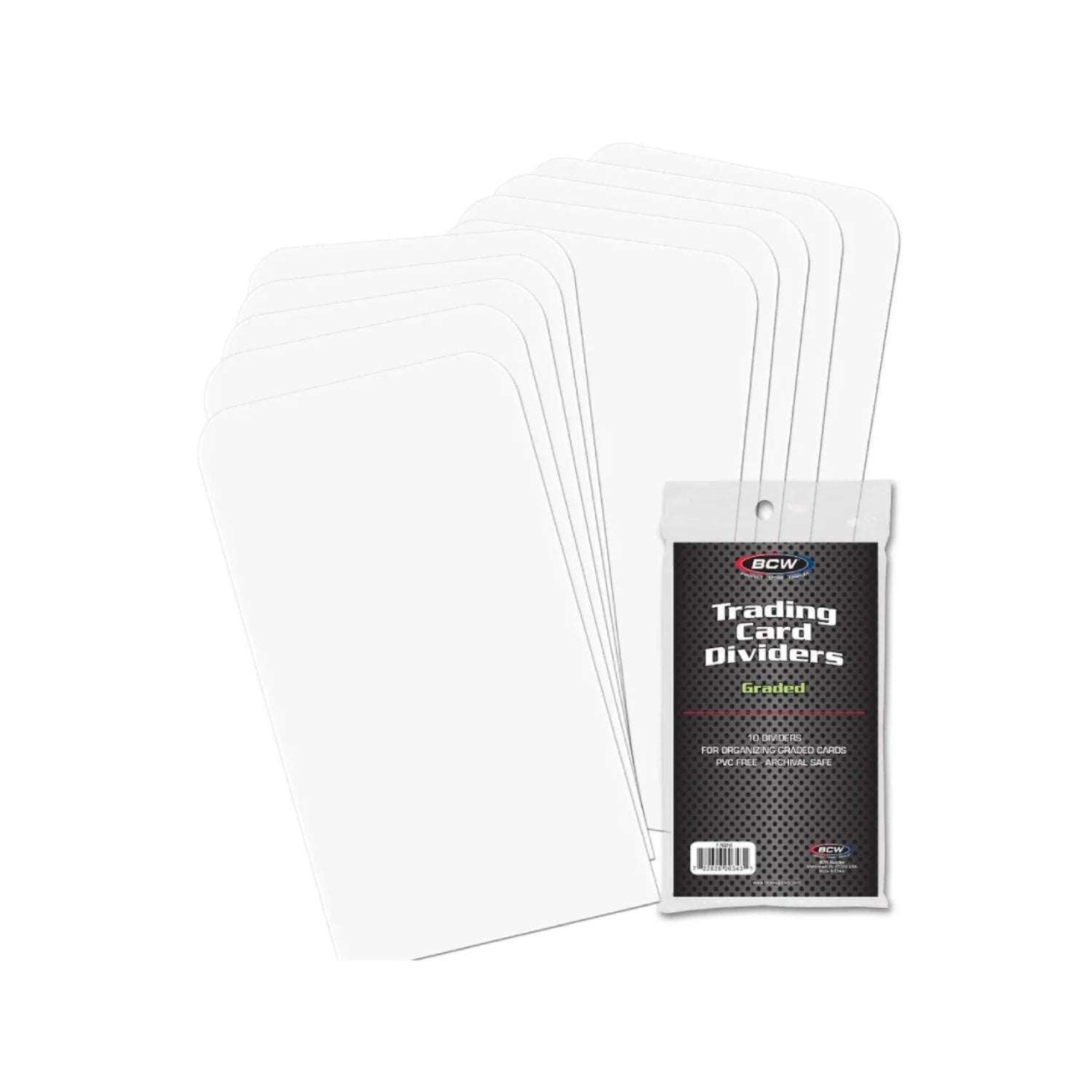 BCW Graded Trading Card Dividers (10st)-Hobbykort