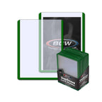 BCW Toploader - Green Border (25st)-Hobbykort