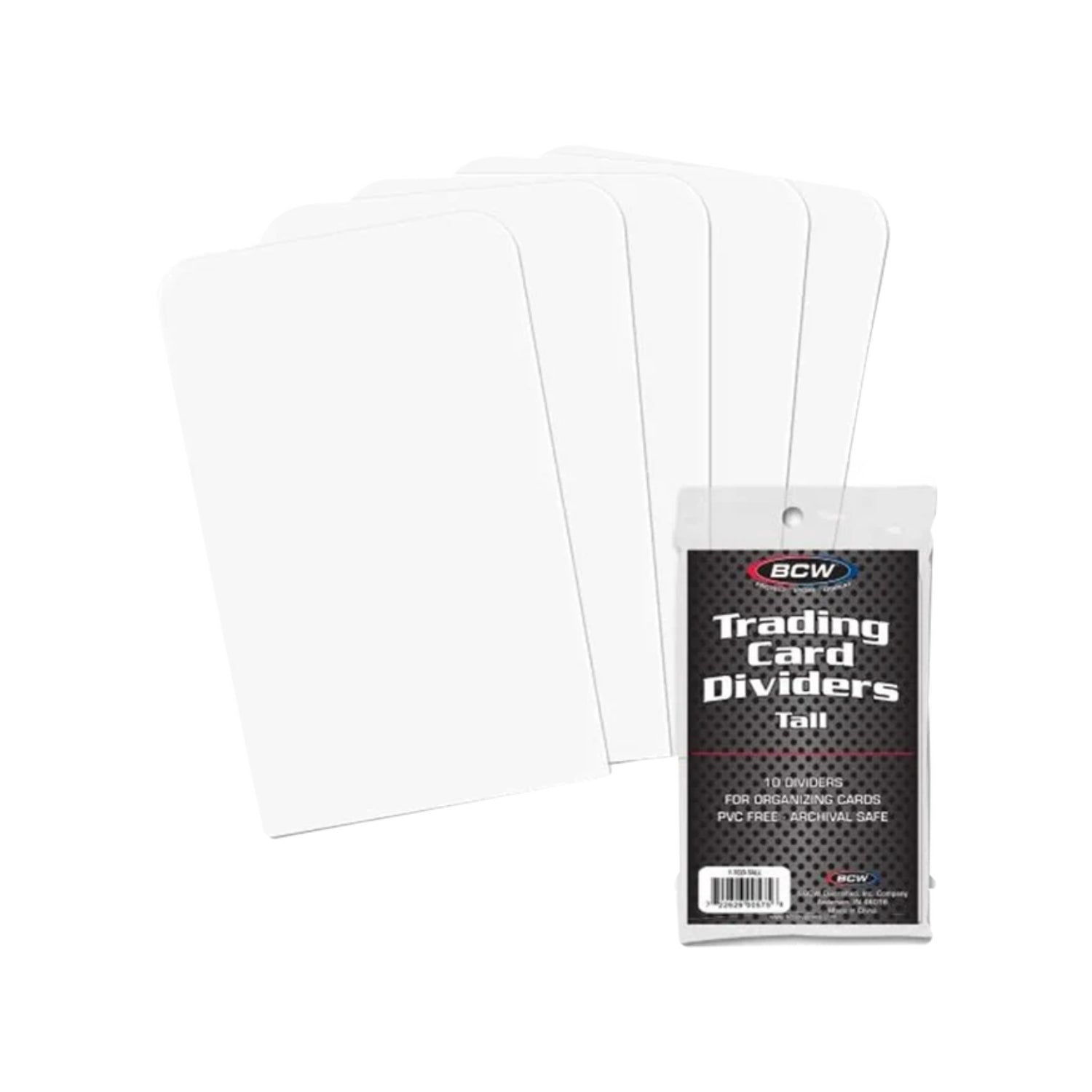 BCW Trading Card Dividers Tall (10st)-Hobbykort
