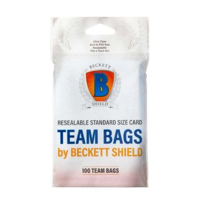 Beckett Shield Team Bags Resealable 100st - Hobbykort