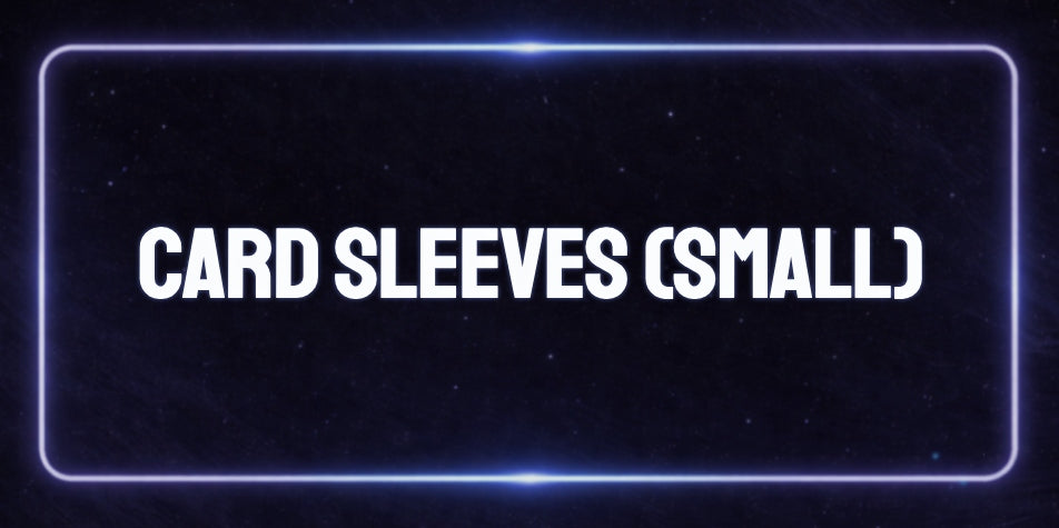 card sleeves small tcg store banner
