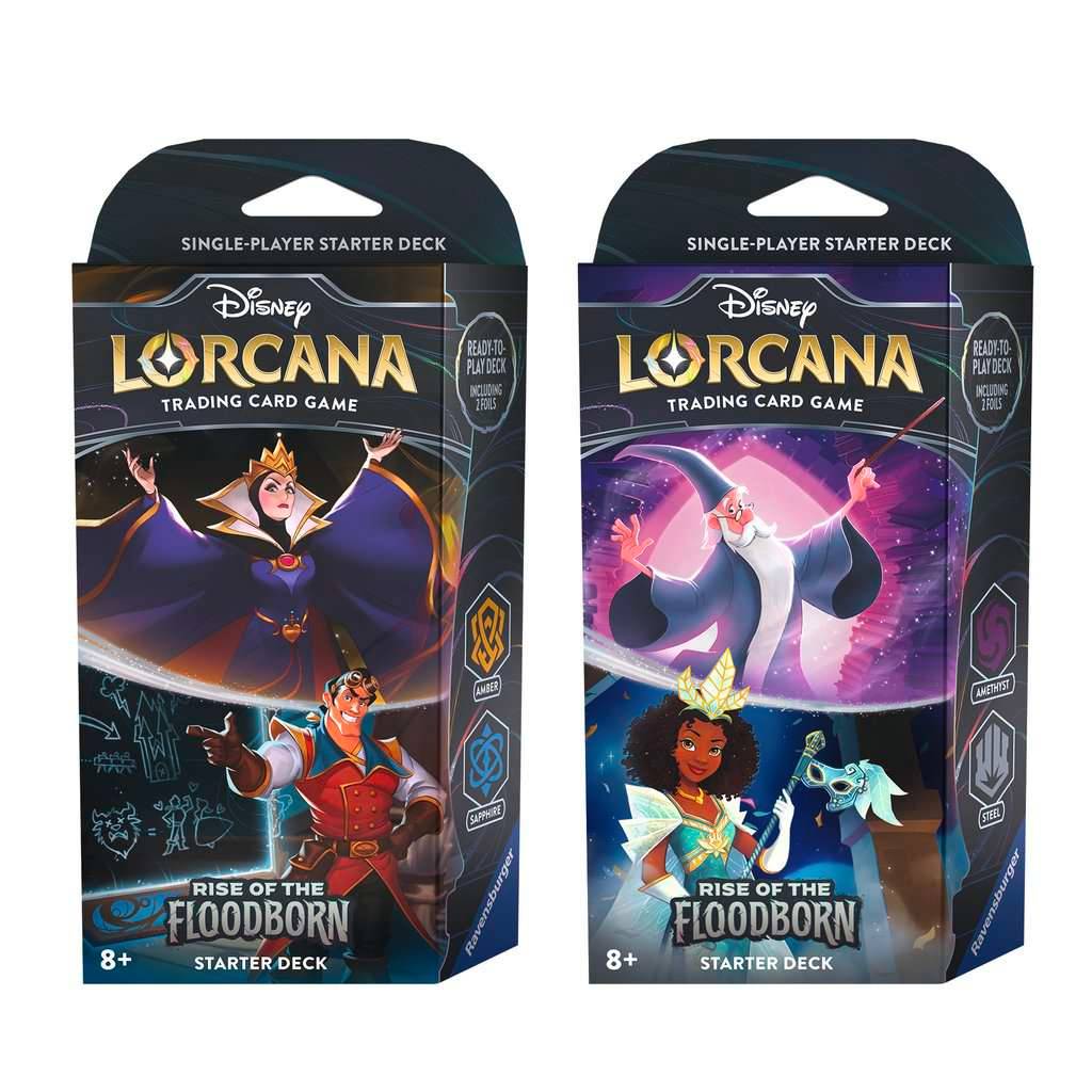 Disney Lorcana: Rise Of The Floodborn Starter Deck (Merlin & Tiana) - Hobbykort