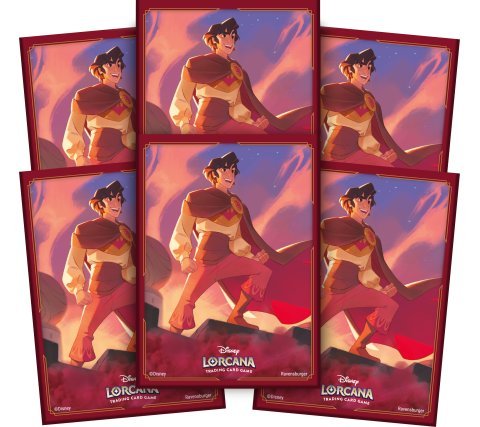 Disney Lorcana - Shimmering Skies Card Sleeves: Aladdin (Standard)-Hobbykort