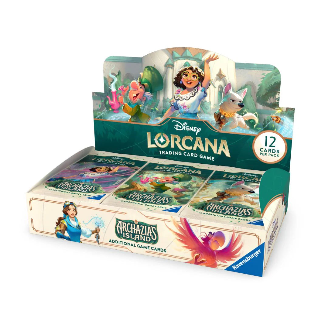 Disney Lorcana TCG: Archazia’s Island Booster Box/Display (24 packs)-Hobbykort