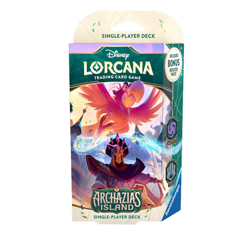Disney Lorcana TCG: Archazia's Island Starter Deck (Iago & Jafar)-Hobbykort