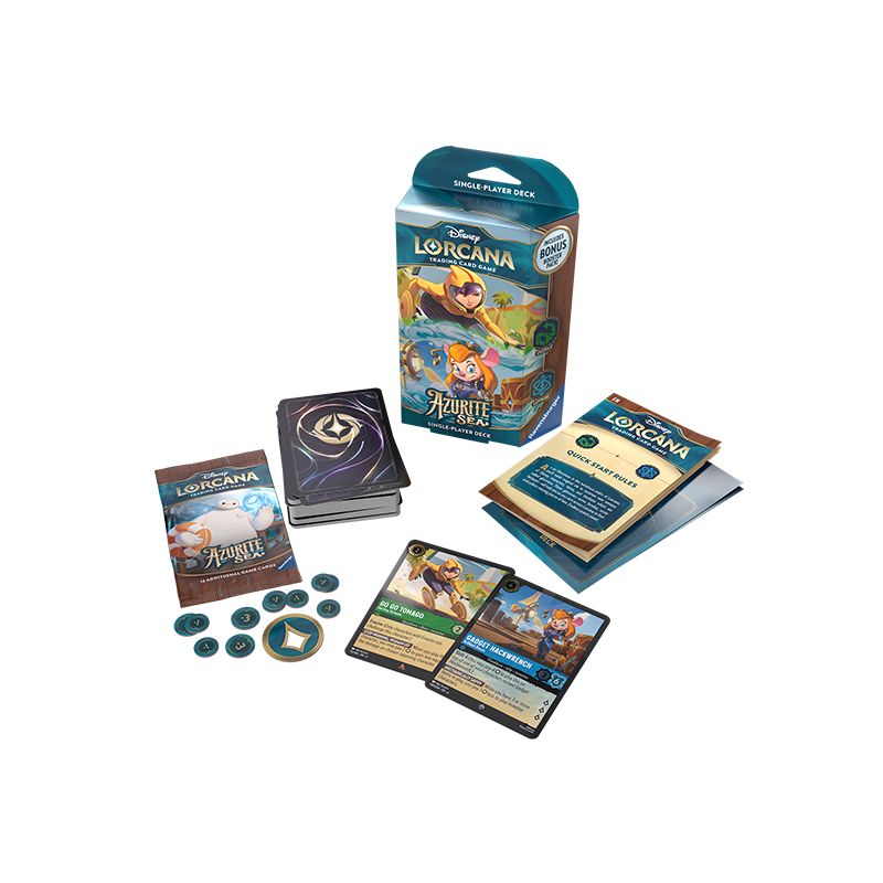 Disney Lorcana TCG: Azurite Sea Deck (Emerald & Sapphir)-Hobbykort