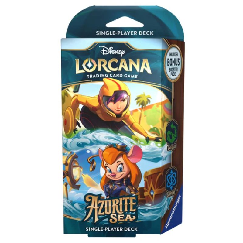 Disney Lorcana TCG: Azurite Sea Deck (Emerald & Sapphir)-Hobbykort