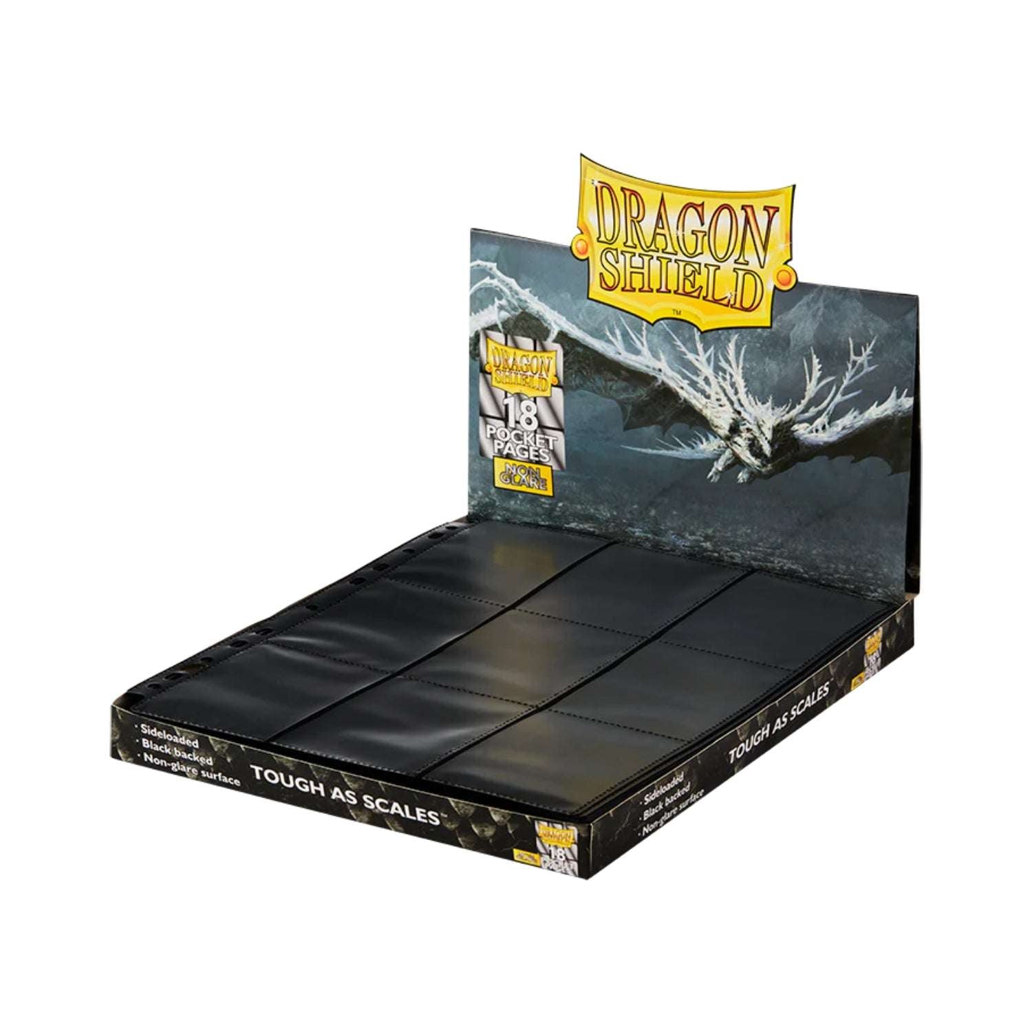 Dragon Shield 18-pocket Side Loading Non-Glare Display (50st)-Hobbykort