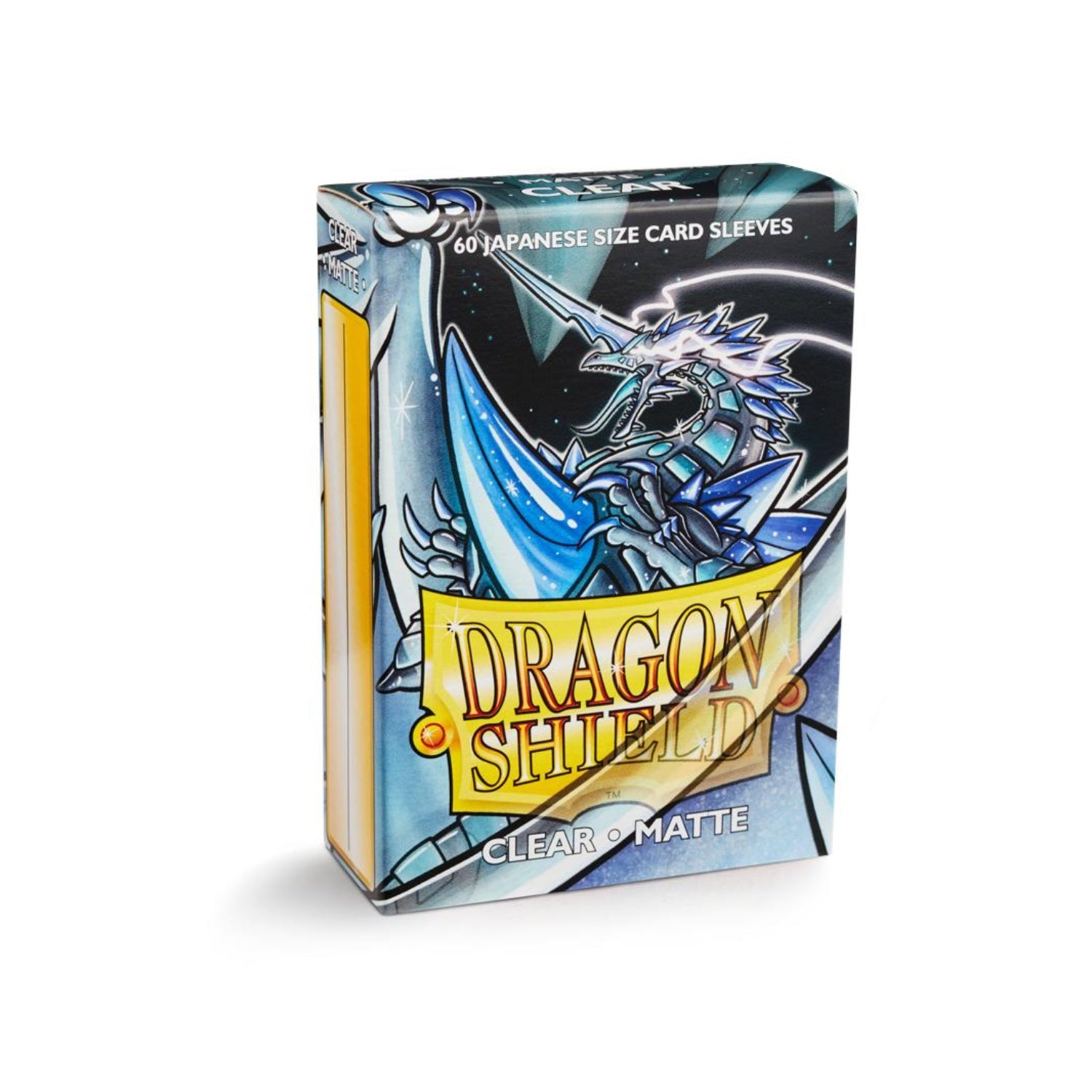 Dragon Shield Card Sleeves - Clear Matte 60st (Japanese Size)-Hobbykort