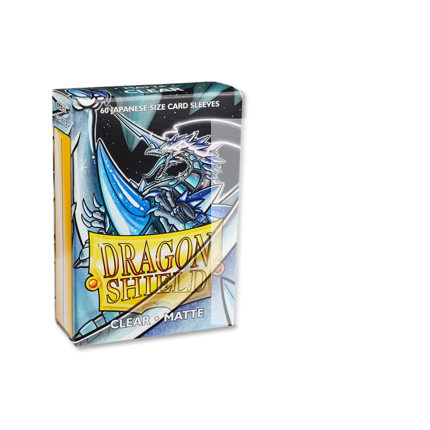 Dragon Shield Card Sleeves - Clear Matte 60st (Japanese Size)-Hobbykort