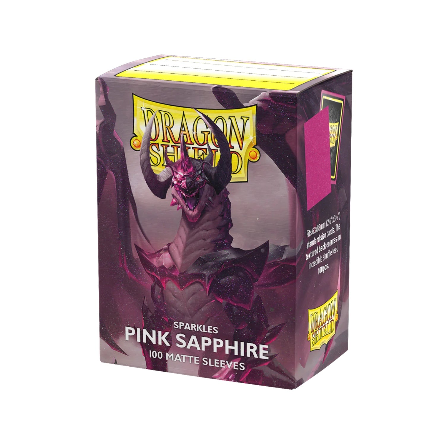 Dragon Shield Card Sleeves - Pink Sapphire 100st (Standard)-Hobbykort