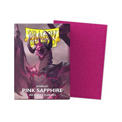Dragon Shield Card Sleeves - Pink Sapphire 100st (Standard)-Hobbykort