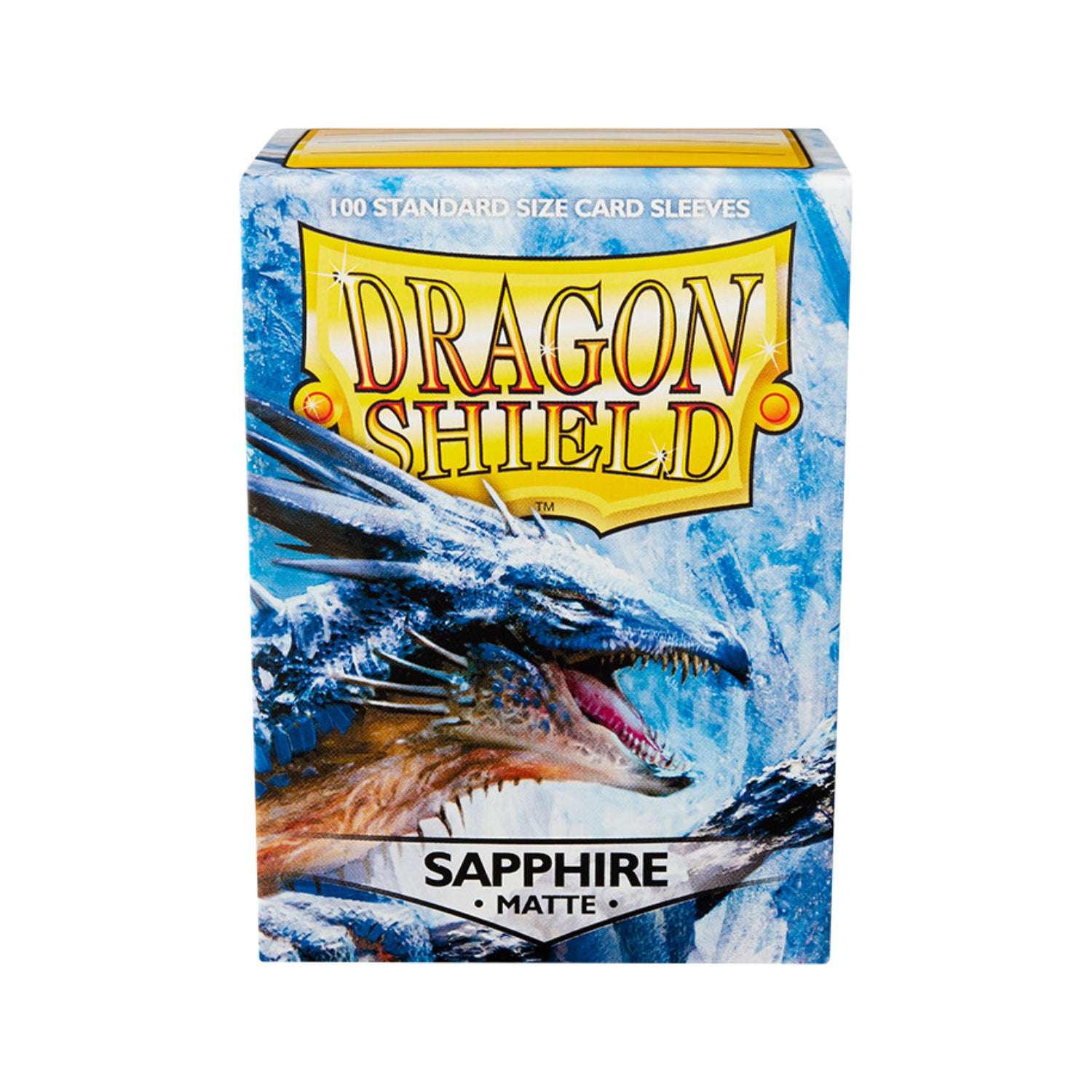 Dragon Shield Card Sleeves - Sapphire Matte 100st (Standard)-Hobbykort
