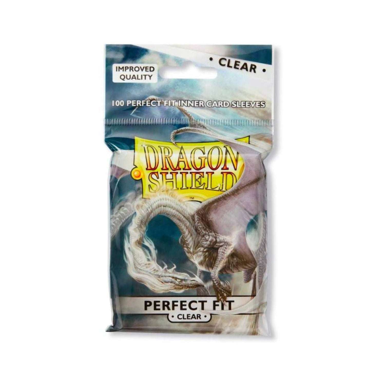 Dragon Shield Perfect Fit Card Sleeves - Clear 100st (Standard)-Hobbykort
