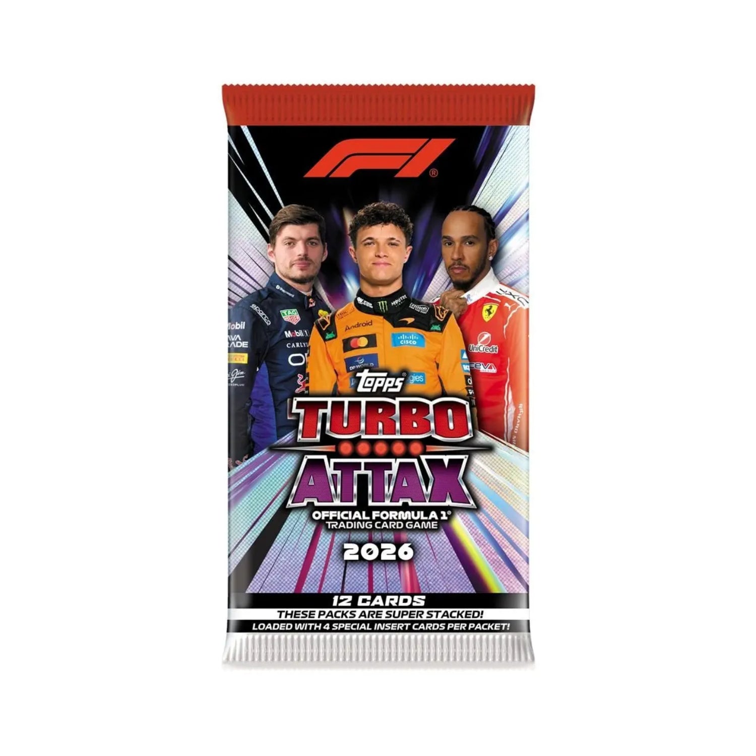 Formula 1 Turbo Attax 2026 Trading Cards Display (24)-Hobbykort