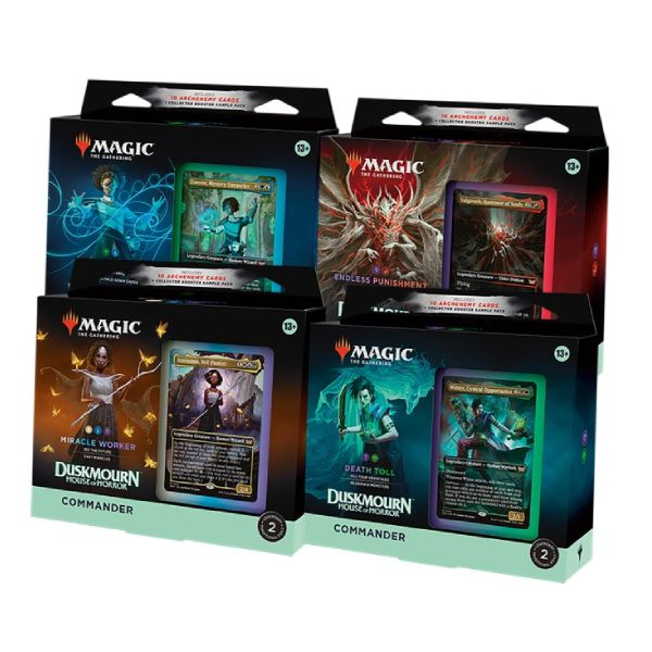 Magic The Gathering: Duskmourn: House of Horrors Commander Deck Display (4pack) - Hobbykort