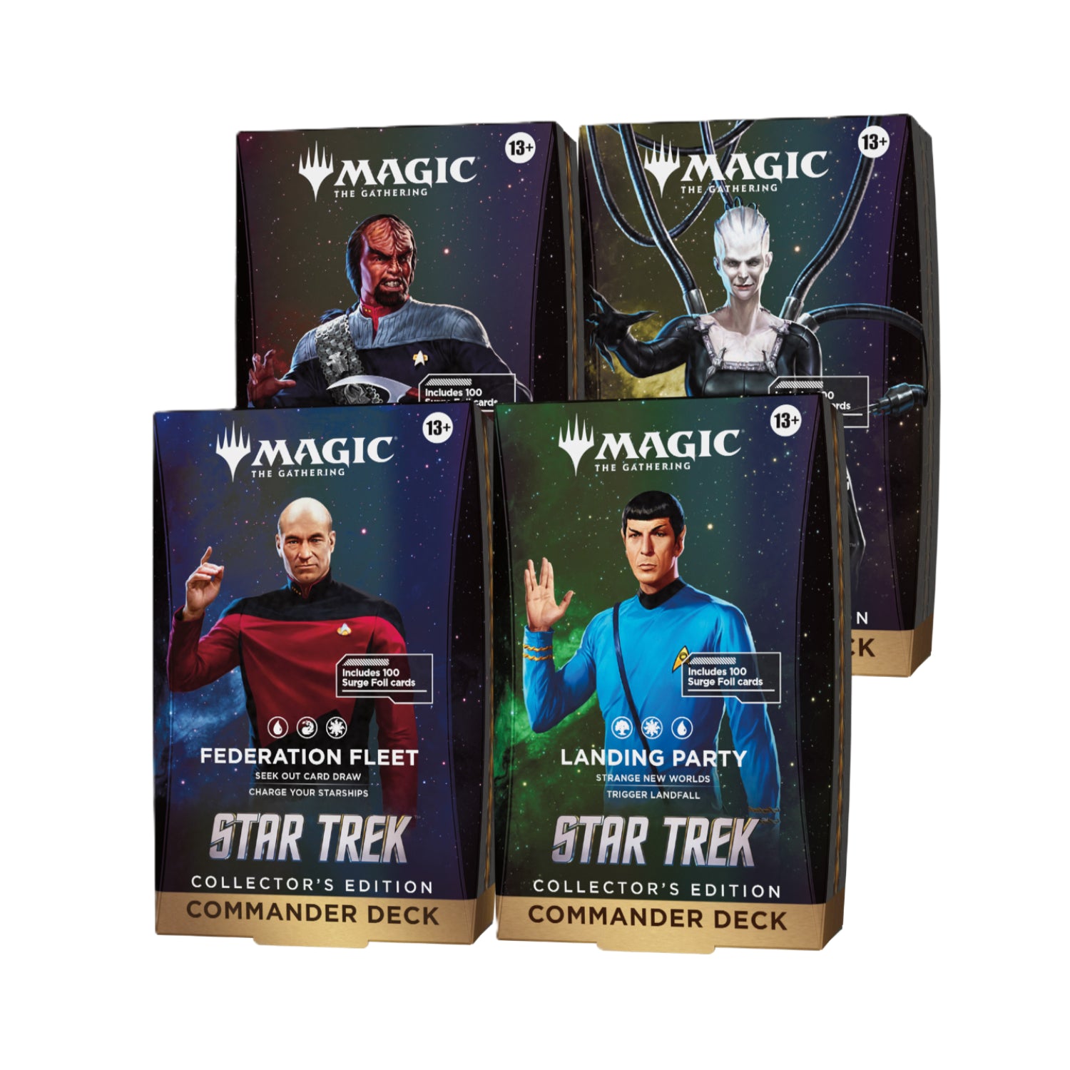 Magic The Gathering: Star Trek Collector Commander Deck Display-Hobbykort