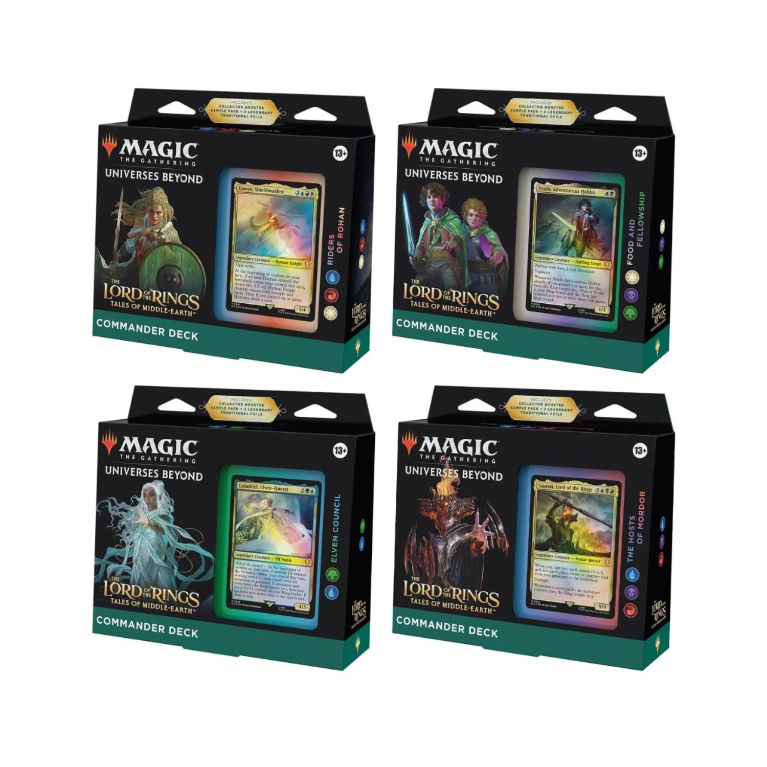 Magic The Gathering: Tales of Middle Earth Commander Deck Display