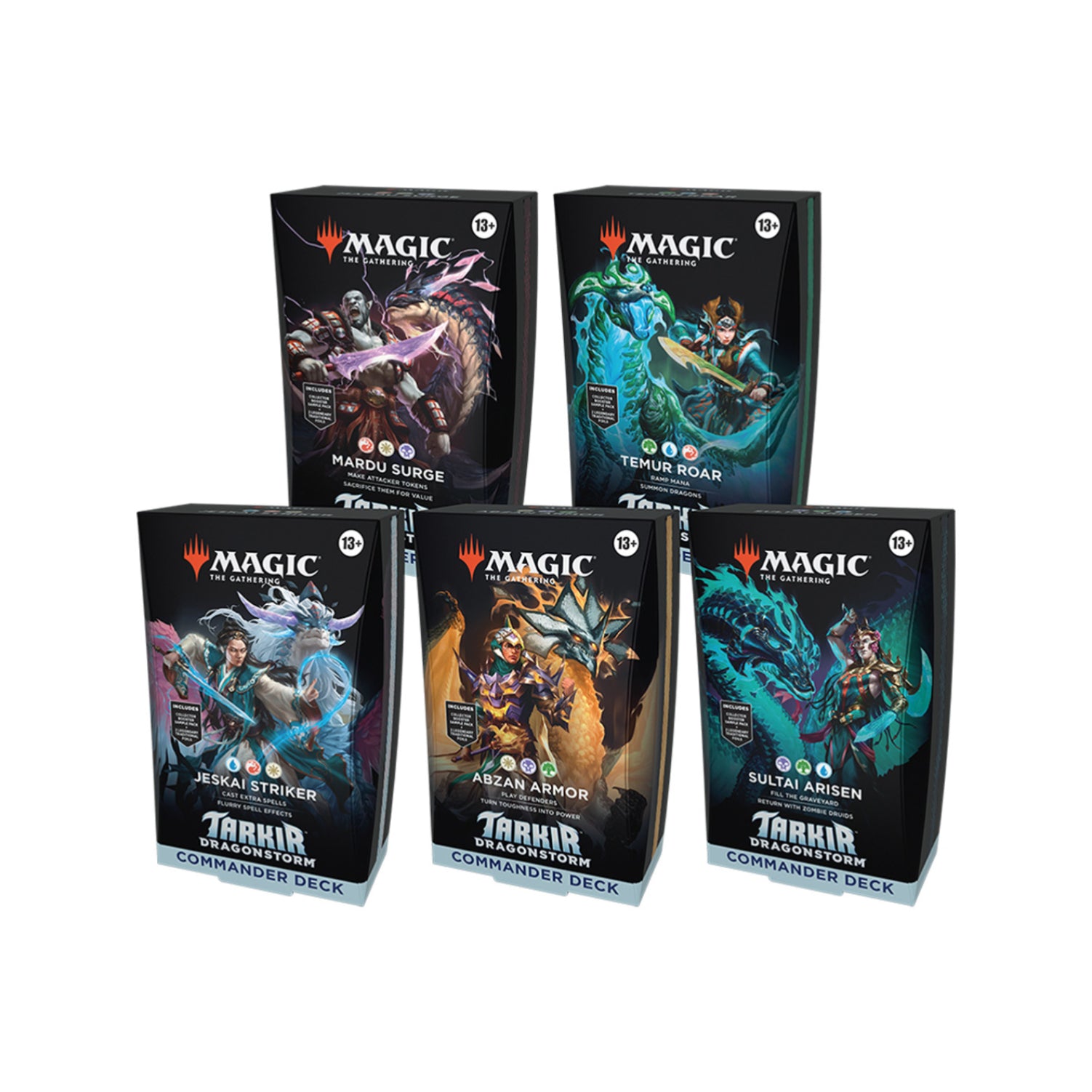 Magic: The Gathering: Tarkir Dragonstorm Commander Deck (5st)-Hobbykort