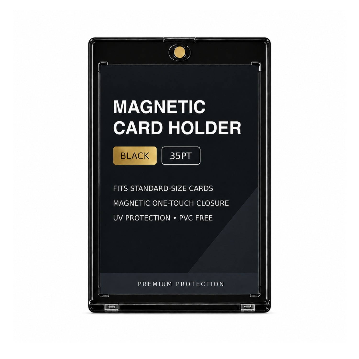 Magnetic Card Holder - Black (35pt)-Hobbykort