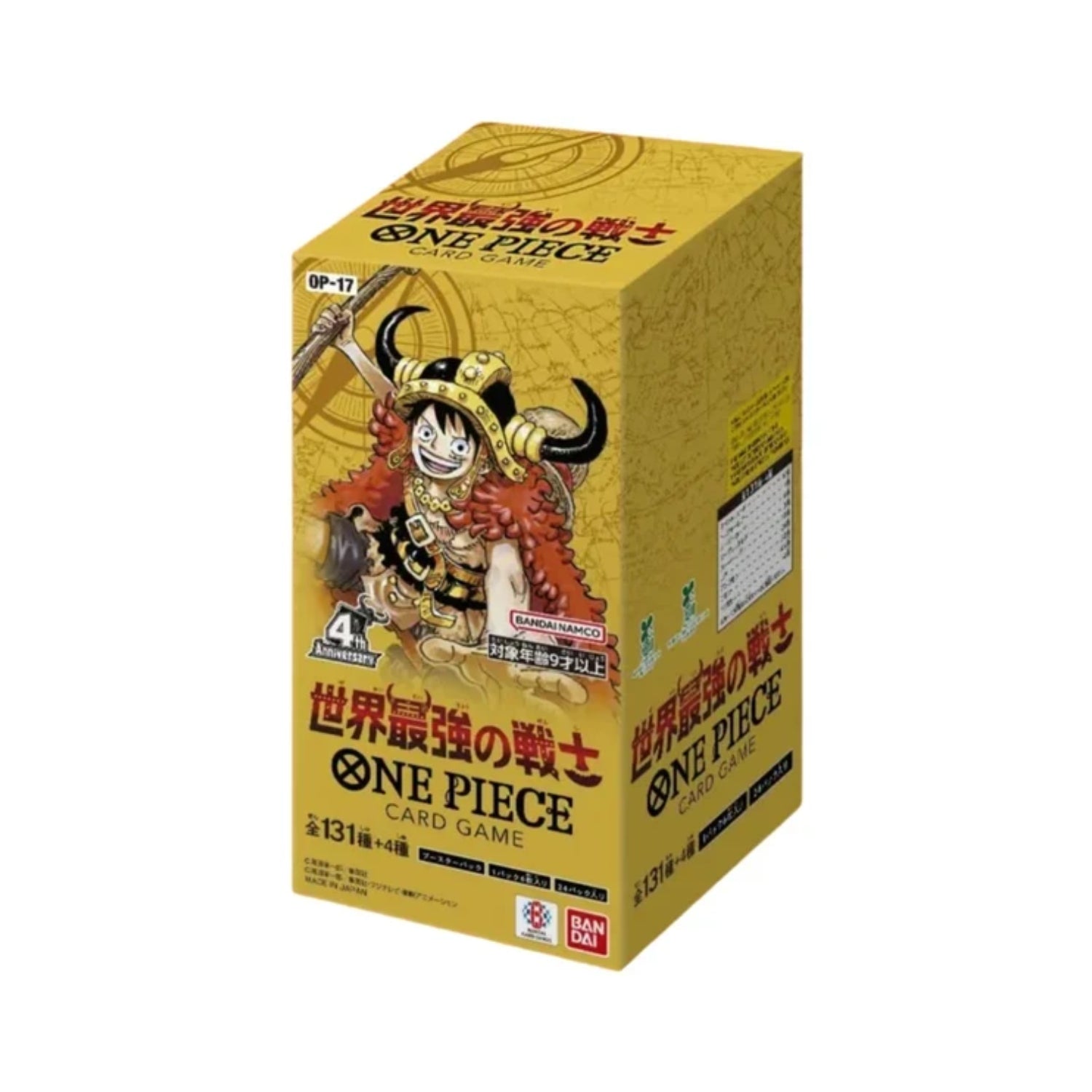 One Piece OP17: The World's Strongest Warrior Booster Box (JP)-Hobbykort