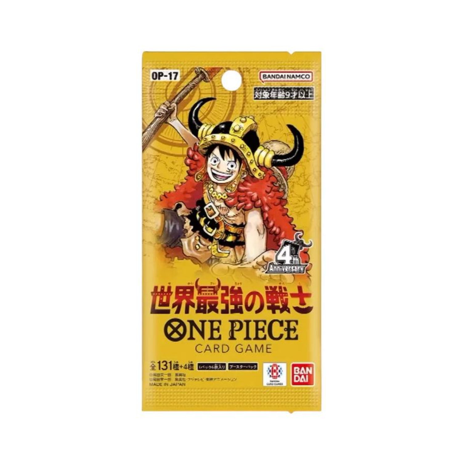 One Piece OP17: The World's Strongest Warrior Booster Pack (JP)-Hobbykort