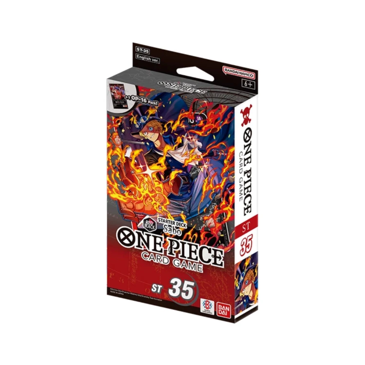 One Piece: (ST-35) Red/Black Sabo Starter Deck (ENG)-Hobbykort