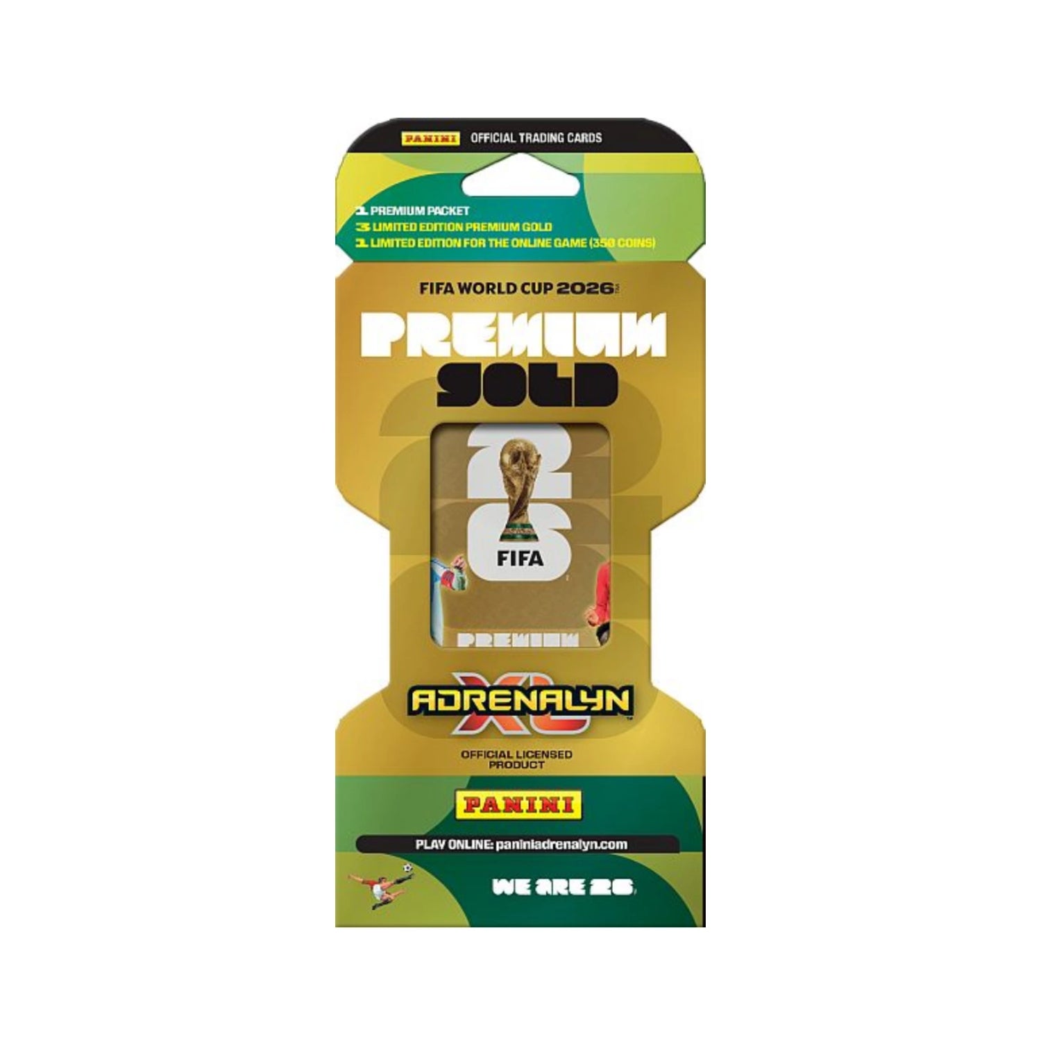 Panini Adrenalyn XL FIFA World Cup 2026 Trading Cards Premium Gold Pack-Hobbykort