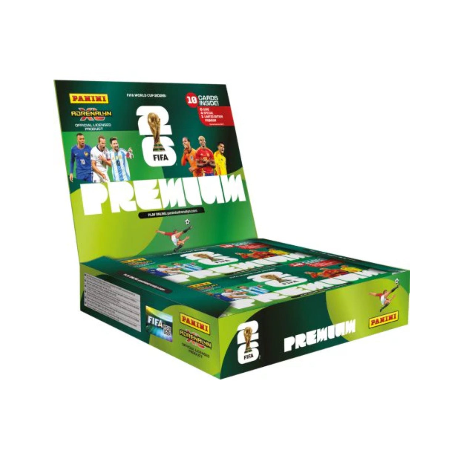 Panini FIFA World Cup 2026 Trading Cards Premium Flow Pack Box-Hobbykort
