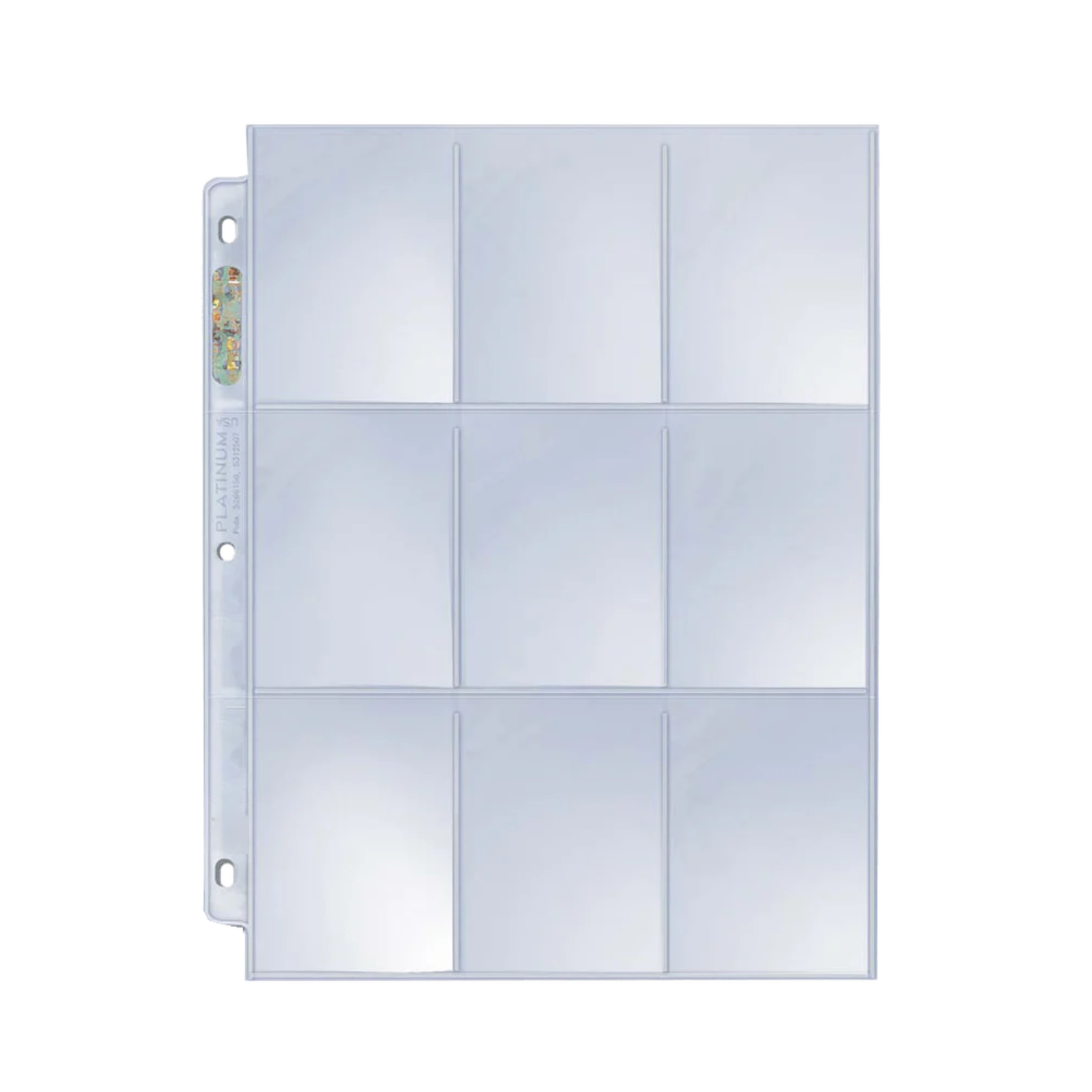 Platinum Silver Page 9-Pocket Plastficka (50st)-Hobbykort
