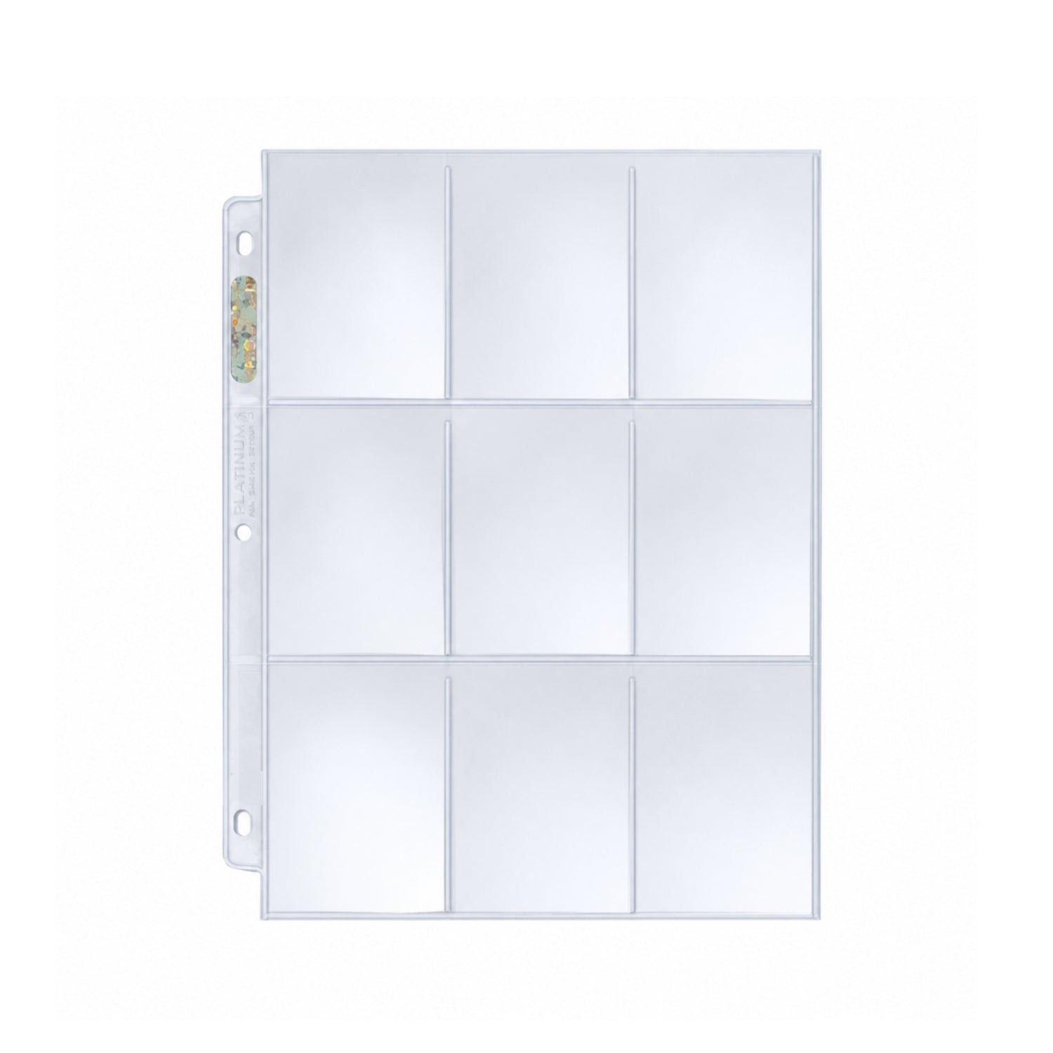Platinum Silver Page 9-Pocket Plastficka-Hobbykort