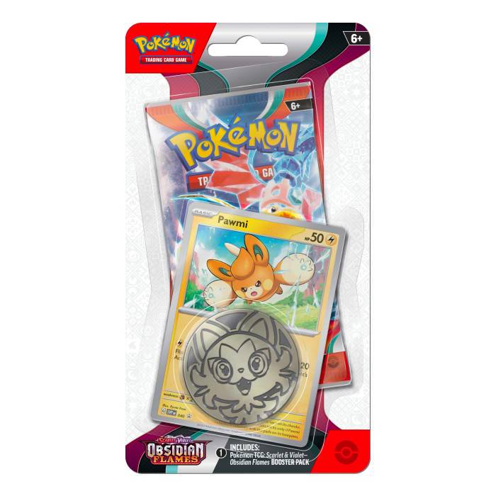 Pokémon Scarlet & Violet 3: Obsidian Flames Checklane Blister Pack - Hobbykort